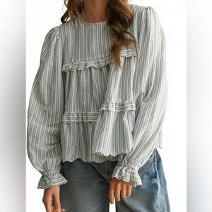 Miou Muse Blouse Small NWT